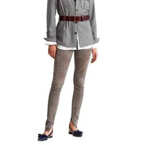 Polo Ralph Lauren Leland Strech Suede Skinny Pants